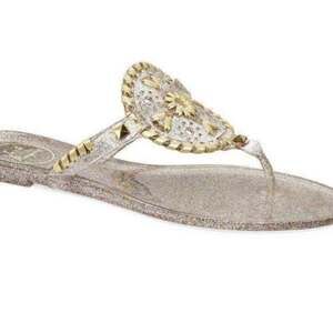 Jack Rogers	Women's Sparkle Georgica Jelly Sandals Size 9 excellent condition